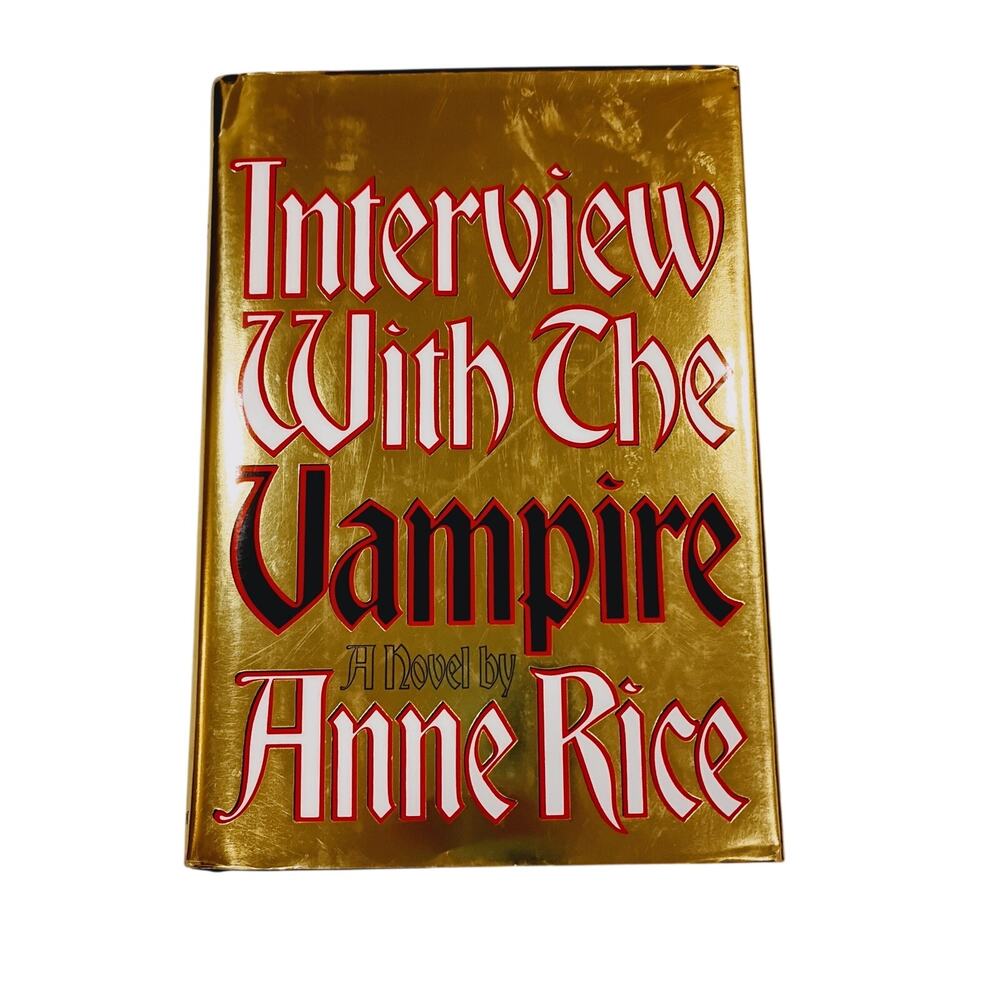 Interview with the Vampire by Anne Rice 1996 Knopf HC w gold dust Jacket